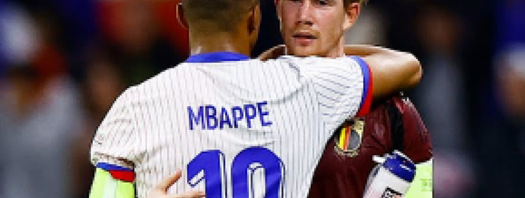 Dembele zdobywa bramkę, Francja 2:0 Belgia