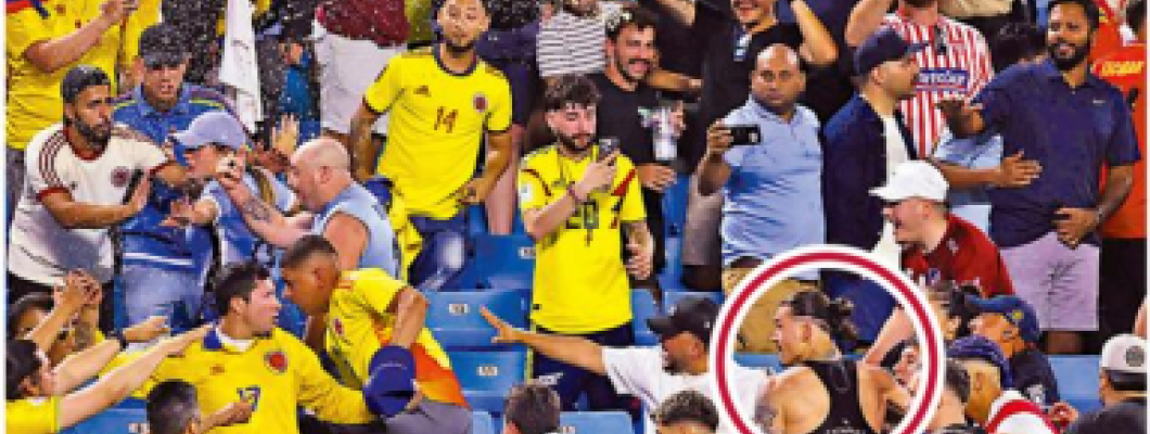 Nunez trzymał syna w ramionach i pocieszał go