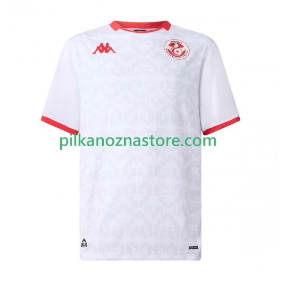 Tunezja Koszulka Męska Wyjazdowy 2025 Krótkie Rękawy