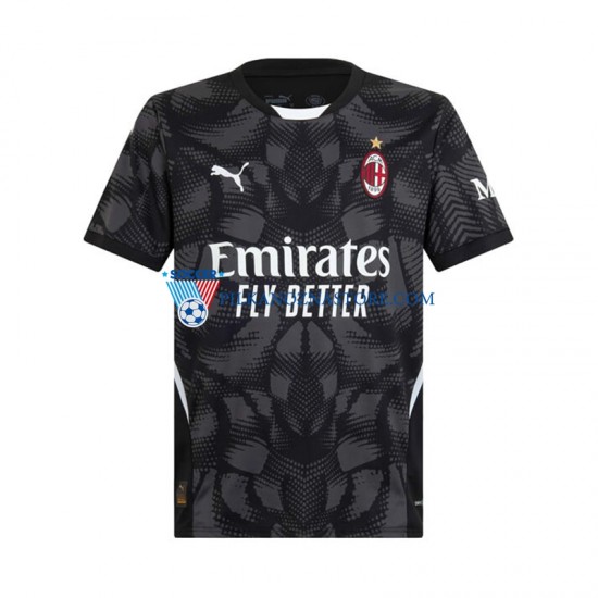 Strój Bramkarski AC Milan Koszulka Męska Domowy 2024-2025 Krótkie Rękawy