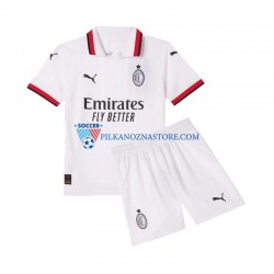 AC Milan dla Dzieci Koszulka Wyjazdowy 2024-2025 Krótkie Rękawy