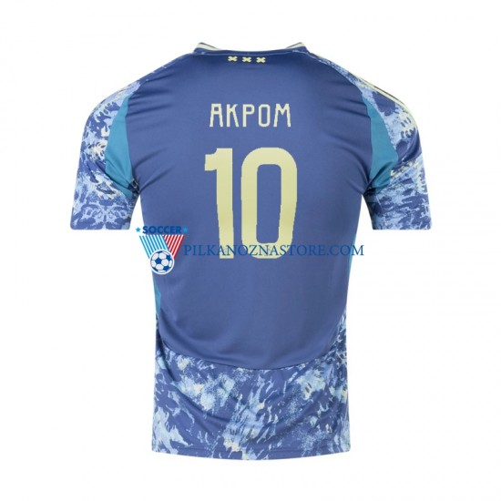 AFC Ajax Chuba Akpom 10 Koszulka Męska Wyjazdowy 2024-2025 Krótkie Rękawy