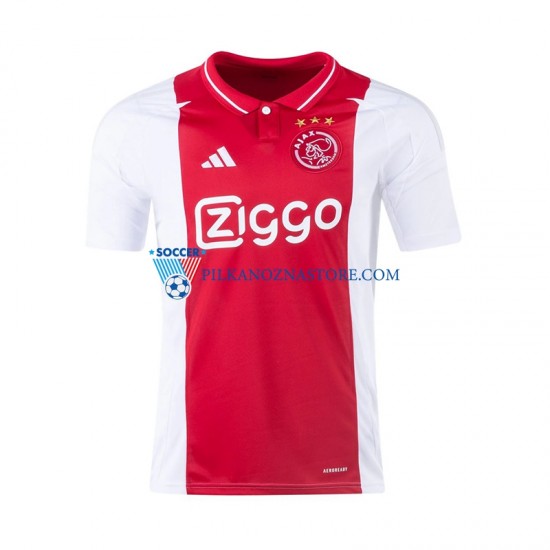 AFC Ajax Koszulka Męska Domowy 2024-2025 Krótkie Rękawy