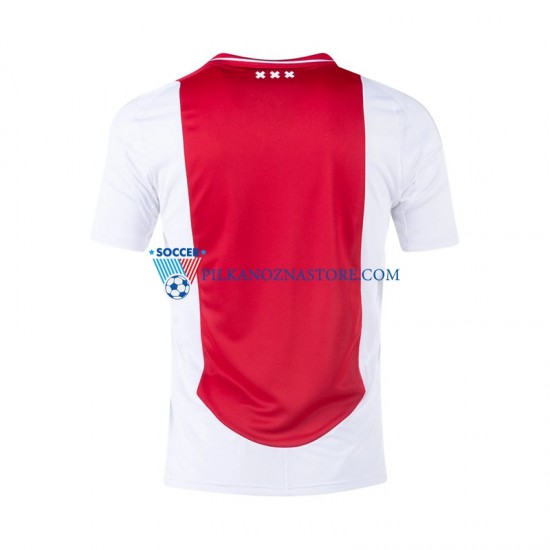 AFC Ajax Koszulka Męska Domowy 2024-2025 Krótkie Rękawy