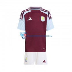 Aston Villa dla Dzieci Koszulka Domowy 2024-2025 Krótkie Rękawy