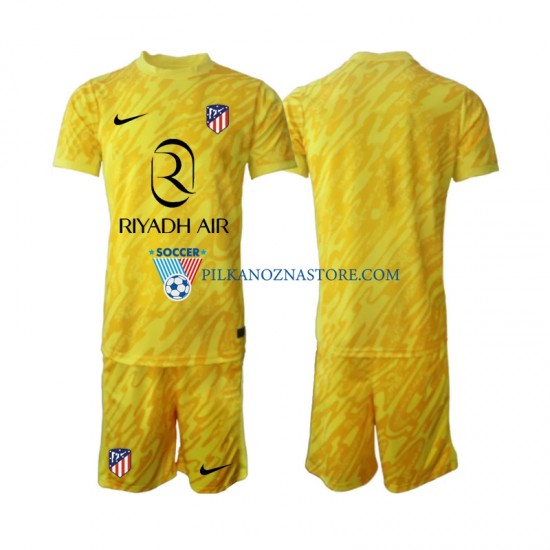 Strój Bramkarski Atlético Madryt dla Dzieci Koszulka Trzeci 2024-2025 Krótkie Rękawy