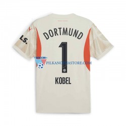 Strój Bramkarski Borussia Dortmund Gregor Kobel 1 Koszulka Męska Domowy 2024-2025 Krótkie Rękawy