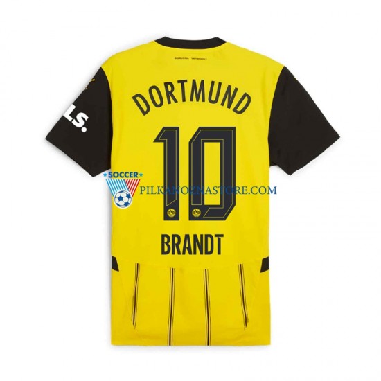 Borussia Dortmund Julian Brandt 10 Koszulka Męska Domowy 2024-2025 Krótkie Rękawy