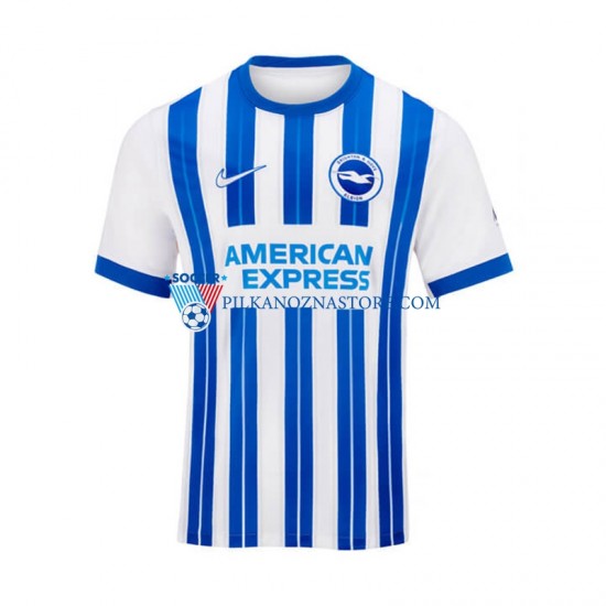 Brighton Hove Albion Koszulka Męska Domowy 2024-2025 Krótkie Rękawy