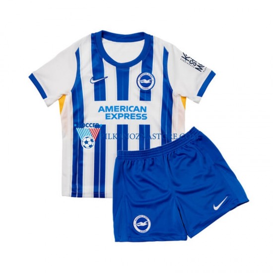 Brighton Hove Albion dla Dzieci Koszulka Domowy 2024-2025 Krótkie Rękawy