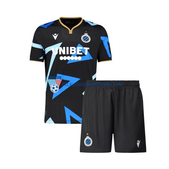 Club Brugge dla Dzieci Koszulka Czwarty 2023-2024 Krótkie Rękawy