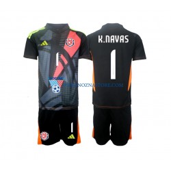 Strój Bramkarski Kostaryka dla Dzieci Keylor Navas 1 Koszulka Trzeci 2024 Krótkie Rękawy