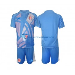 Strój Bramkarski Kostaryka dla Dzieci Koszulka Domowy 2024 Krótkie Rękawy