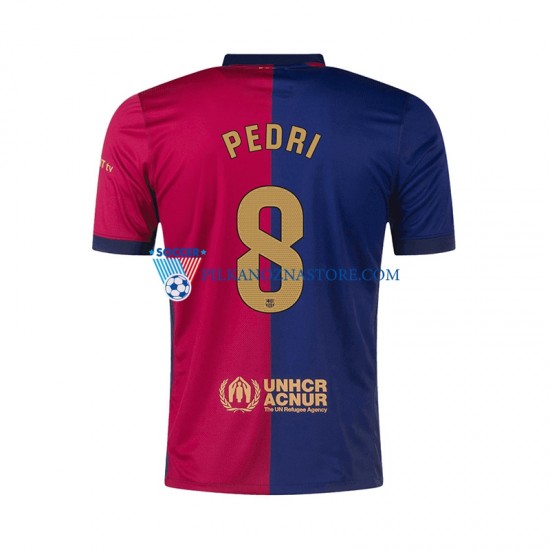FC Barcelona PEDRI 8 Koszulka Męska Domowy 2024-2025 Krótkie Rękawy