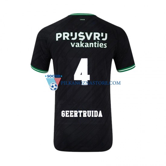 Feyenoord Rotterdam Lutsharel Geertruida 4 Koszulka Męska Wyjazdowy 2024-2025 Krótkie Rękawy
