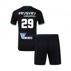 Feyenoord Rotterdam dla Dzieci Santiago Gimenez 29 Koszulka Wyjazdowy 2024-2025 Krótkie Rękawy