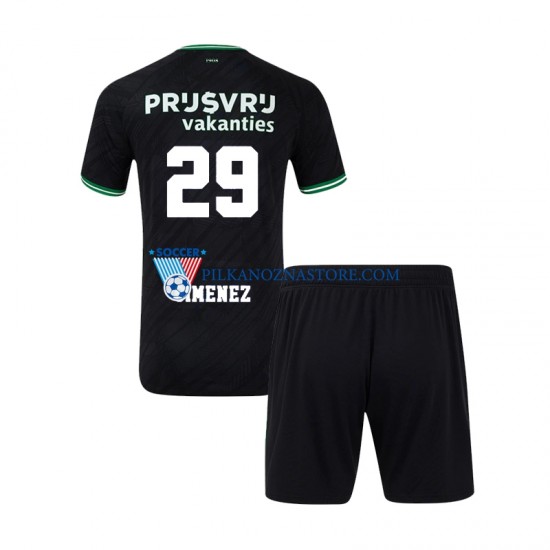 Feyenoord Rotterdam dla Dzieci Santiago Gimenez 29 Koszulka Wyjazdowy 2024-2025 Krótkie Rękawy