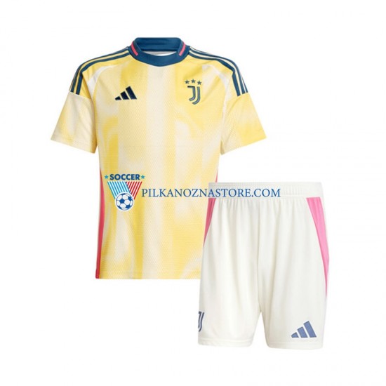 Juventus dla Dzieci Koszulka Wyjazdowy 2024-2025 Krótkie Rękawy