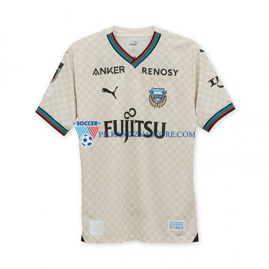 Kawasaki Frontale Koszulka Męska Wyjazdowy 2024-2025 Krótkie Rękawy