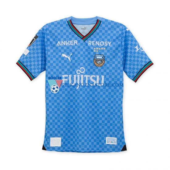 Kawasaki Frontale Koszulka Męska Domowy 2024-2025 Krótkie Rękawy