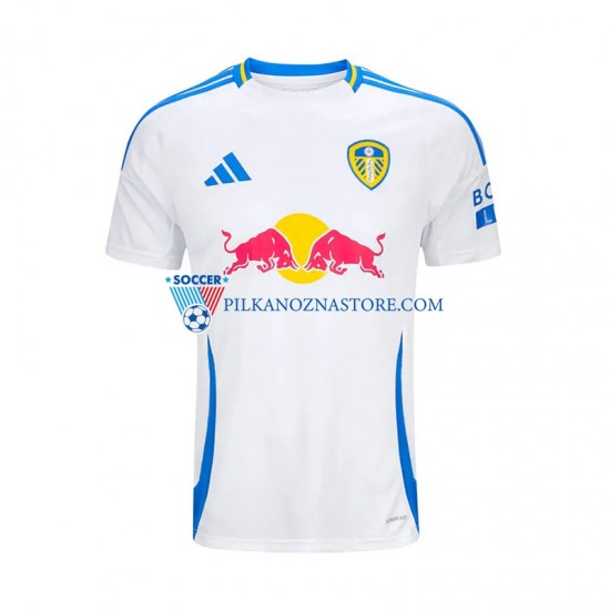 Leeds United Koszulka Męska Domowy 2024-2025 Krótkie Rękawy