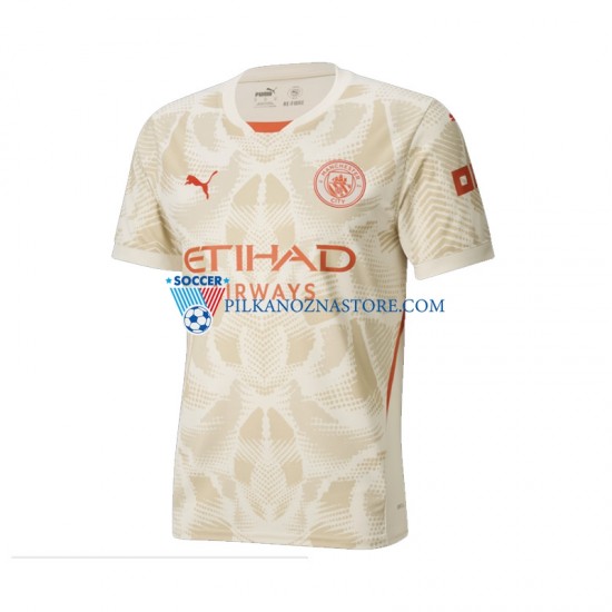 Strój Bramkarski Manchester City Koszulka Męska Trzeci 2024-2025 Krótkie Rękawy