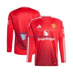 Manchester United Koszulka Męska Domowy 2024-2025 Długie Rękawy