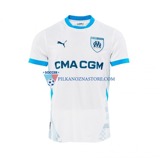 Olympique Marsylia Koszulka Męska Domowy 2024-2025 Krótkie Rękawy