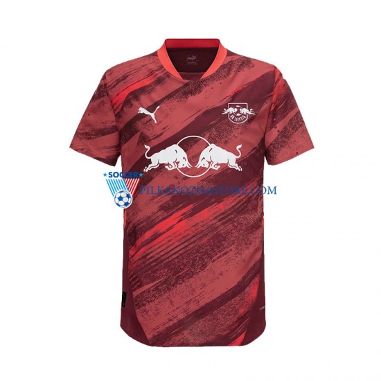 RB Leipzig Koszulka Męska Wyjazdowy 2024-2025 Krótkie Rękawy