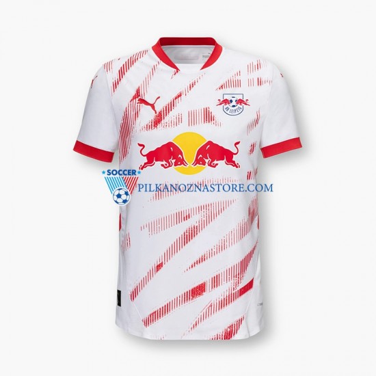 RB Leipzig Koszulka Męska Domowy 2024-2025 Krótkie Rękawy