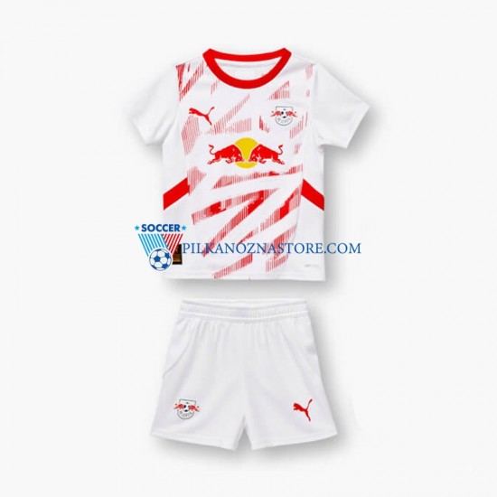 RB Leipzig dla Dzieci Koszulka Domowy 2024-2025 Krótkie Rękawy