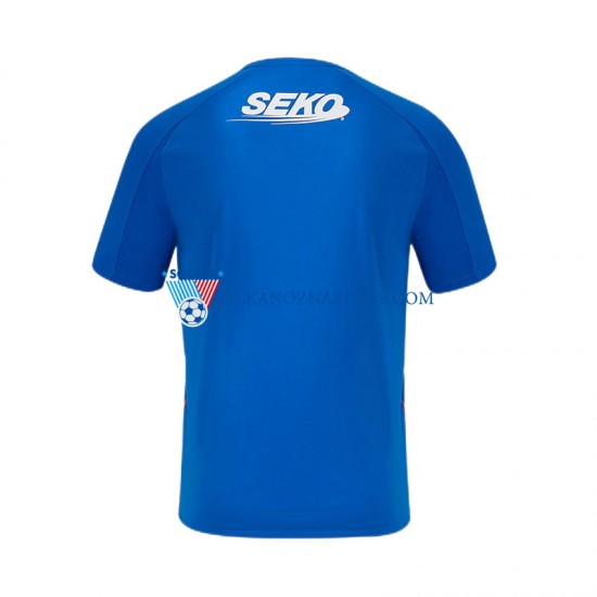 Rangers Koszulka Męska Domowy 2024-2025 Krótkie Rękawy