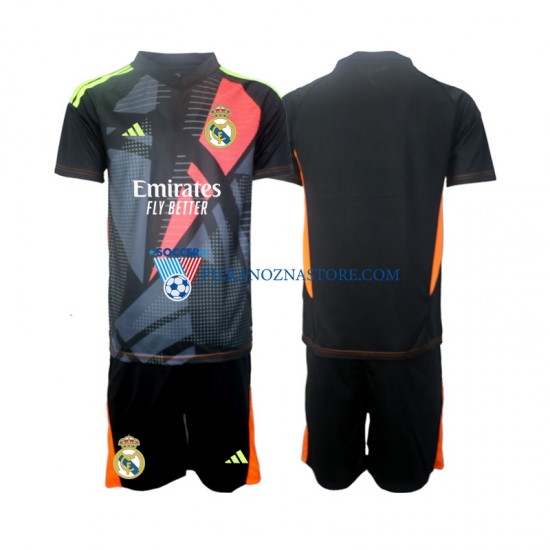 Strój Bramkarski Real Madryt dla Dzieci Koszulka Wyjazdowy 2024-2025 Krótkie Rękawy