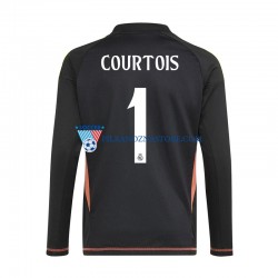 Strój Bramkarski Real Madryt Thibaut Courtois 1 Koszulka Męska Wyjazdowy 2024-2025 Krótkie Rękawy
