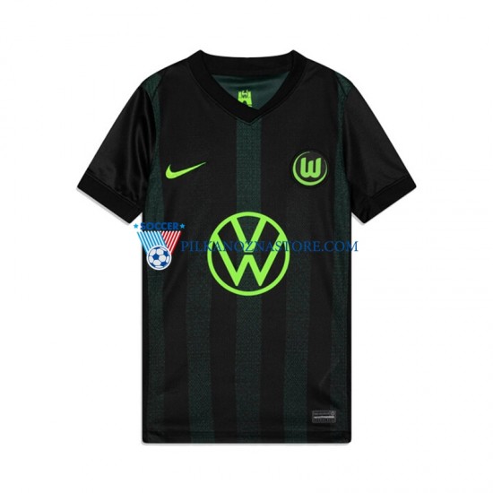 VfL Wolfsburg Koszulka Męska Wyjazdowy 2024-2025 Krótkie Rękawy