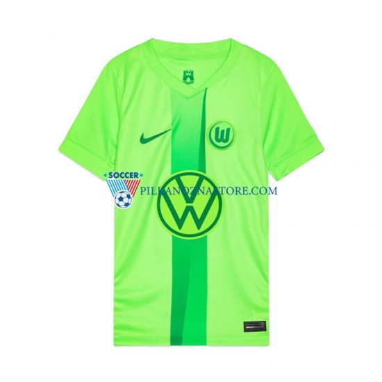 VfL Wolfsburg Koszulka Męska Domowy 2024-2025 Krótkie Rękawy