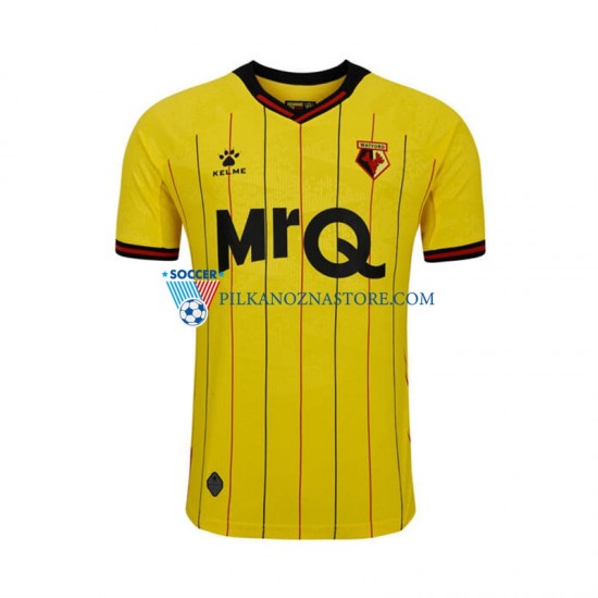 Watford Koszulka Męska Domowy 2024-2025 Krótkie Rękawy