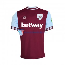 West Ham United Koszulka Męska Domowy 2024-2025 Krótkie Rękawy