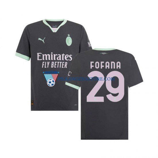 AC Milan Fofana 29 Koszulka Męska Trzeci 2024-2025 Krótkie Rękawy