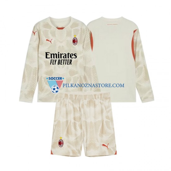 Strój Bramkarski AC Milan dla Dzieci Koszulka Trzeci 2024-2025 Długie Rękawy