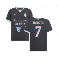 AC Milan Morata 7 Koszulka Męska Trzeci 2024-2025 Krótkie Rękawy