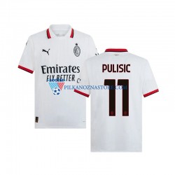 AC Milan PULISIC 11 Koszulka Męska Wyjazdowy 2024-2025 Krótkie Rękawy