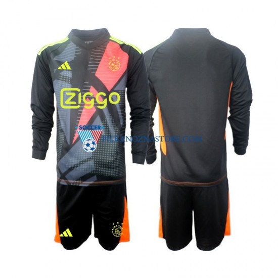 Strój Bramkarski AFC Ajax dla Dzieci Koszulka Domowy 2024-2025 Długie Rękawy