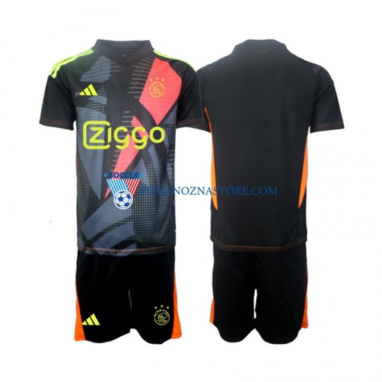 Strój Bramkarski AFC Ajax dla Dzieci Koszulka Domowy 2024-2025 Krótkie Rękawy