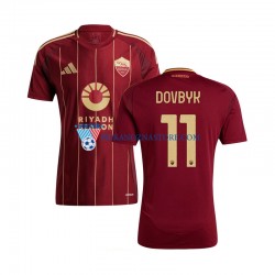 AS Roma Artem Dovbyk 11 Koszulka Męska Domowy 2024-2025 Krótkie Rękawy