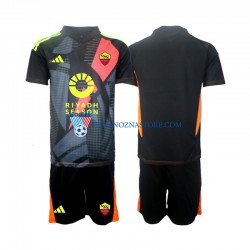 Strój Bramkarski AS Roma dla Dzieci Koszulka Domowy 2024-2025 Krótkie Rękawy