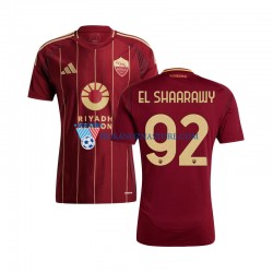 AS Roma Stephan El Shaarawy 92 Koszulka Męska Domowy 2024-2025 Krótkie Rękawy