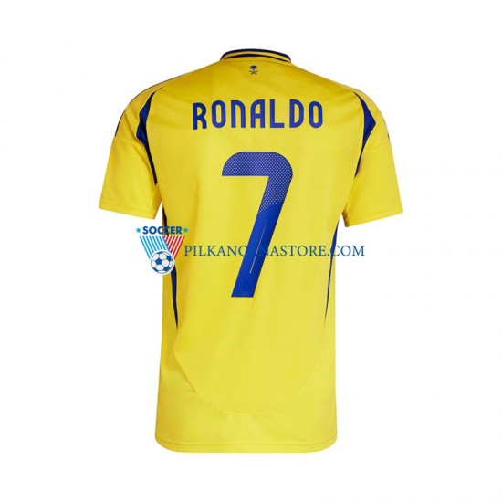 Al Nassr Cristiano Ronaldo 7 Koszulka Męska Domowy 2024-2025 Krótkie Rękawy