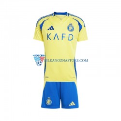 dla Dzieci Al Nassr Koszulka Domowy 2024-2025 Krótkie Rękawy