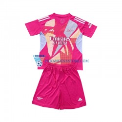 Strój Bramkarski Arsenal dla Dzieci Koszulka Wyjazdowy 2024-2025 Krótkie Rękawy